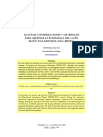 Dialnet AlgunasConsideracionesYMaterialesParaAbordarLaEnse 5334308 PDF