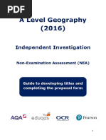 November 2025 Geography Igcse 0460 Past Paper 4 | PDF