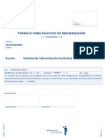 Solicitud de Indemnización PDF