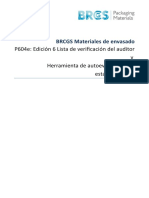 P604e Brcgs Packaging Issue 6 Spanish Check List