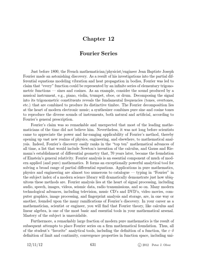 Fs PDF | PDF | Eigenvalues And Eigenvectors | Fourier Series