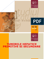 Tumorile Hepatice Primitive Si Secundare Mirela Danila