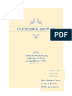 Criticismul Junimis1