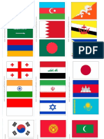 Printables Bendera Negara Asia 2 PDF