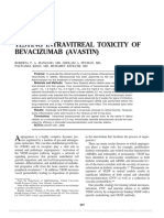 2006 Retina. Manzano. Testing IV Toxicity of Avastin