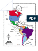 Mapa Fisico America