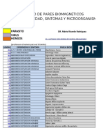 LIBRO DE PARES BIOMAGNETICOS 5ta. EDICION 12va. Actualizacion