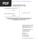 Clinton Motion Dismiss PDF