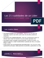 Las 21 Cualidades de un Lider