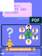 THE SELF, SOCIETY and CULTURE 2 PDF