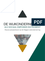 De Wijkonderneming Als Sociaal Empower Instrument Def PDF