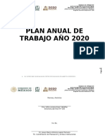 Plan Anual de Trabajo 2020 - HGZ 194
