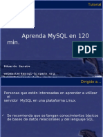 Aprenda Mysql 120min