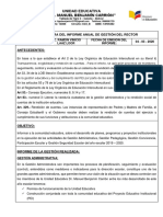 Rendición de Cuenta UE Dr. Manuel Benjamín Carrión 2019 2020 PDF