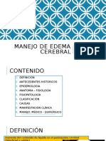 Edema Cerebral Manejo DSB