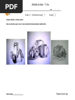 Desenho artistico natureza morta