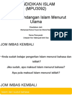 MPU3092 (Islam berdasarkan pandangan Ulama).pptx