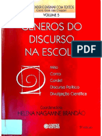 BRANDÃO - Texto, gêneros do discurso e ensino