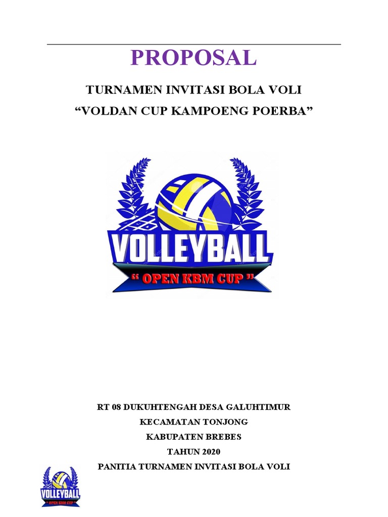Proposal Bola Voli | PDF