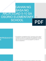 Kahalagahan NG Pagbabasa NG Aklat, Edad 5-10 Sa Osorio