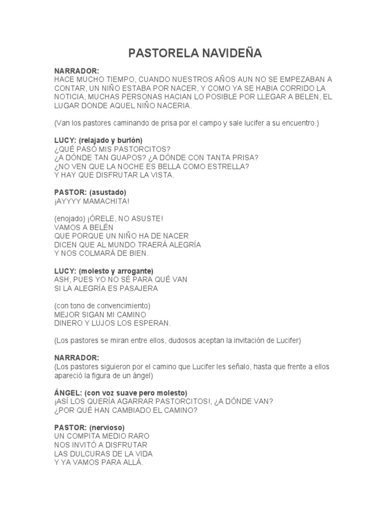 Pastorela Navideña | PDF | Lucifer