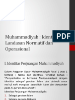 Muhammadiyah: Identitas, Landasan Normatif Dan Operasional