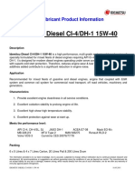 Idemitsu Diesel CI 4 DH 1 15W 40