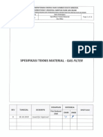 ESDM-JRG-STM-A001 - Spesifikasi Teknis Material - Gas Filter PDF