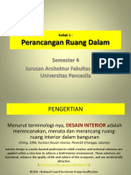 Pengertian Perancangan Ruang Dalam