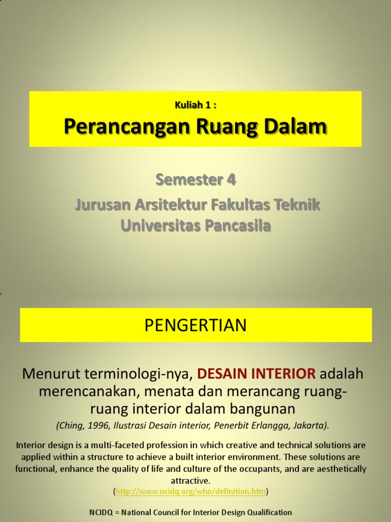 Panduan Desain Interior Arsitektur | PDF | Bisnis | Seni