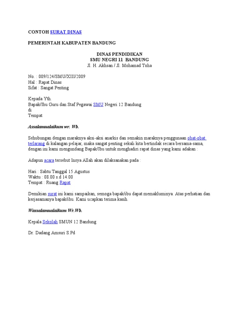 Contoh Surat Untuk Hari Guru - Aneka Macam Contoh