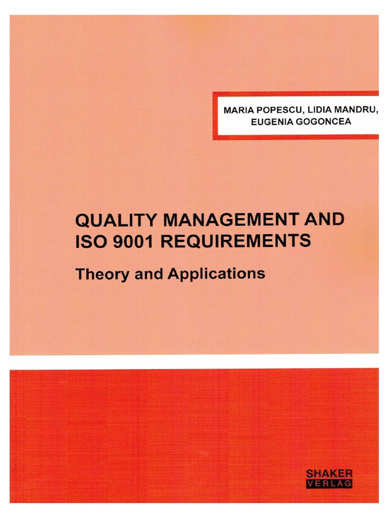 Quality Management and Iso 9001 Requirem PDF | PDF | Quality Management ...