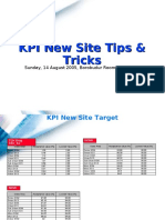 KPI New Site Tips & Tricks