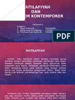 Ikhtilafiyah Dan Problem Kontemporer