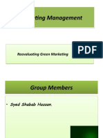 Marketing Management Marketing Management: Reevaluating Green Marketing Reevaluating Green Marketing