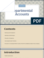 Chapter - 3 - Departmental Accounts
