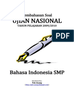 Pembahasan Soal UN Bahasa Indonesia SMP 2010 PDF