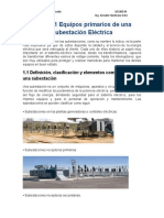 Unidad 1 Equipos Primarios de Una Subestacion Electrica