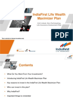 Sales Presentation - IndiaFirst Wealth Maximizer Plan