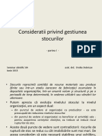 Consideratii Privind Gestiunea Stocurilo PDF