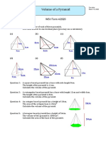 Volume of Pyramid PDF