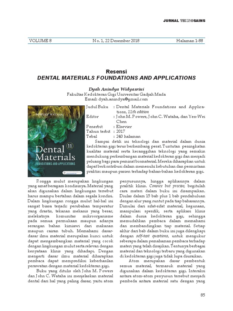 Jurnal Dental Material PDF PDF