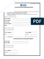 Appendix 8 Acknowledge Receipt Form
