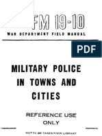 Military Police in Towns and Cities