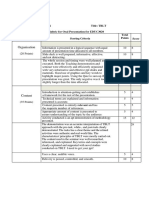 Presentation Assessment Rubric EDUC3029 - Emma, Lauren & Sajani PDF