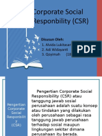 CSR] Tanggung Jawab Sosial Perusahaan