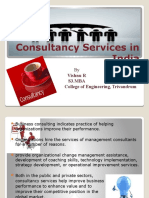 Consultancy Services in India: Vishnu R S3.MBA College of Engineering, Trivandrum