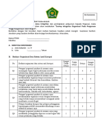 Kuesioner Integritas Organisasi - Pendis 2020