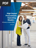 High Impact Procurement Operating Models