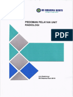 Pedoman Pelayanan Radiologi